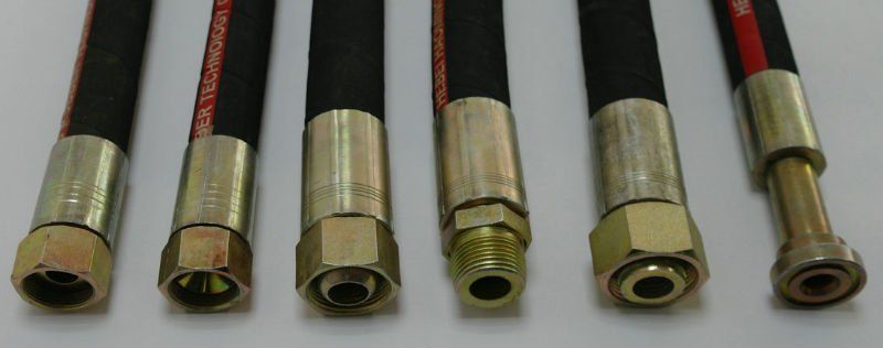 High pressure wire braided hydraulic hose R1R2