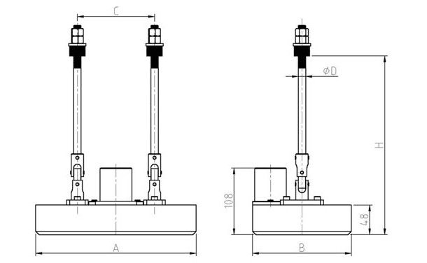 Electro Permanent Lifting Magnet for Handling Thin Steel Sheet