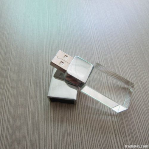 Crystal flash memory with your special logo printing inside