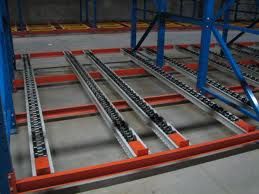 Gravity flow racking