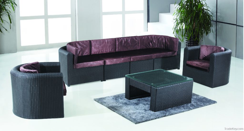 PE rattan sofa