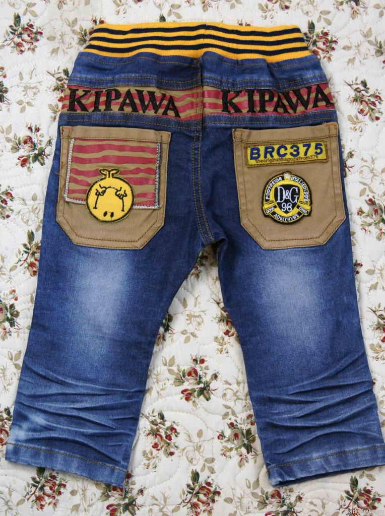 High Qualitly Kids Fashion Blue Jeans