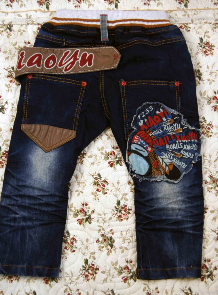 2013 Lovely Embroidered Kids Jeans