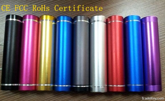 With CE.FCC.RoHs Certificate dual USB portable charger power bank