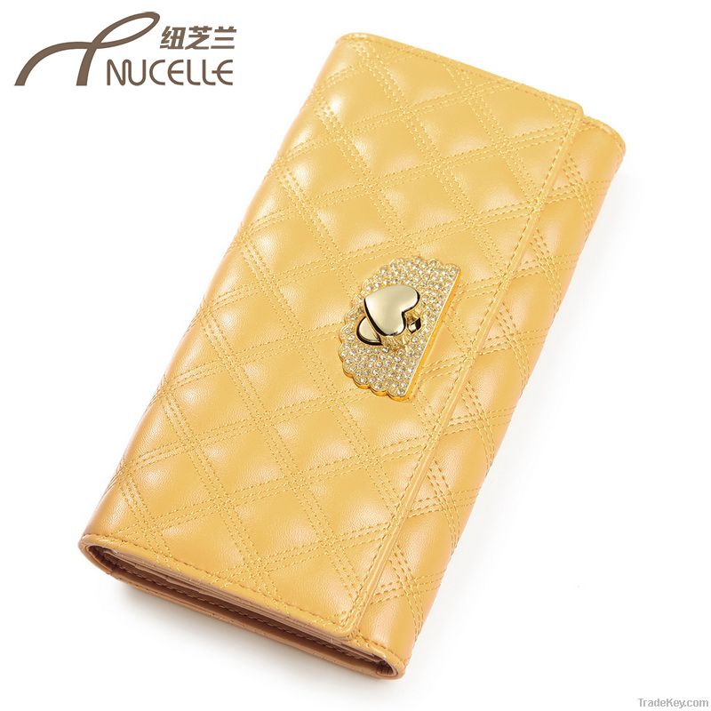 2013 Fashion women wallet genuine Leather Purses women&#039;s wallets Coin