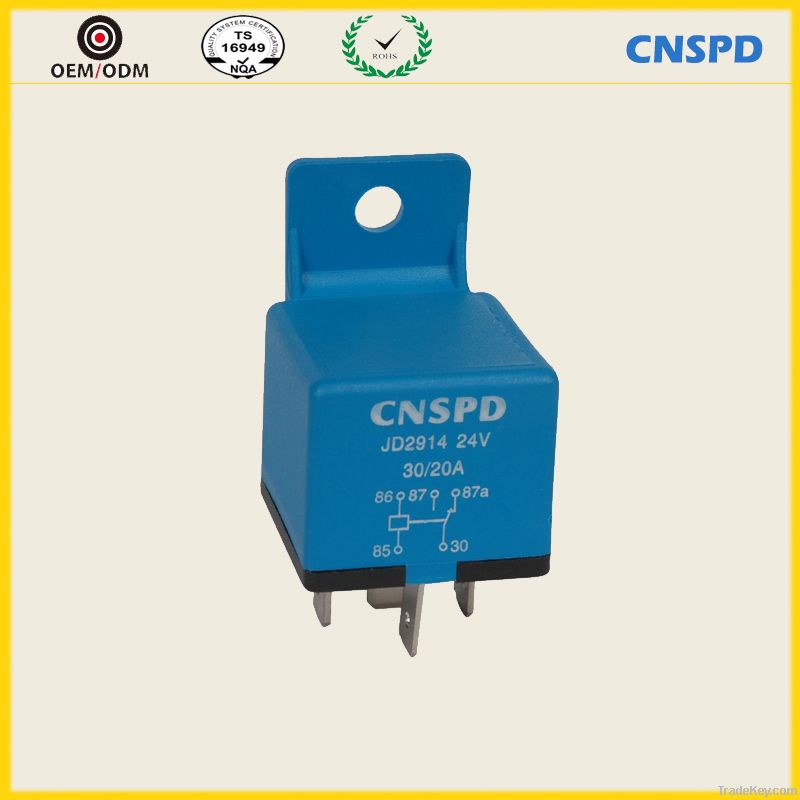 12v 30/20A auto relay with bracket