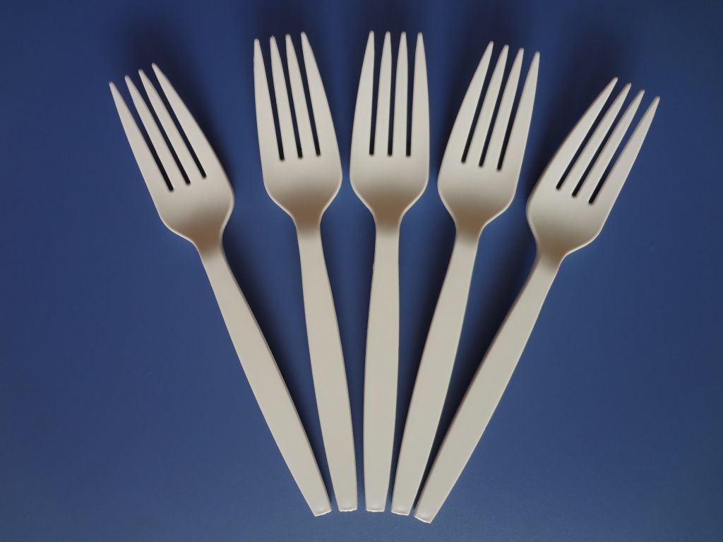 high quality biodegradable disposable cutlery fork:XYFC-06