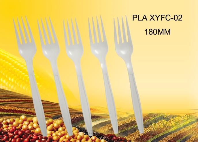 100 %nature Degradable ecofriendly disposable fork:XYFC-02