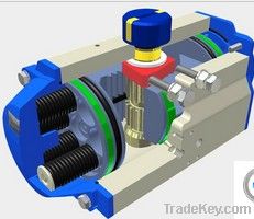 4th GENERATION and POWER TECHNOLOGY PT pneumatic rack andpinion actuat