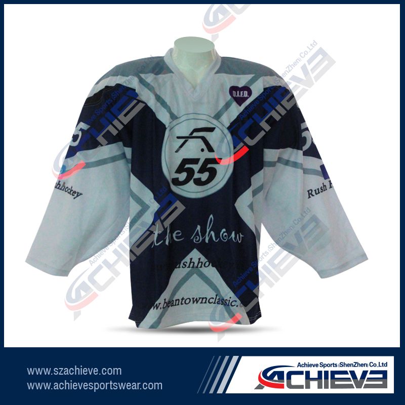 Professional full sublimation ice hockey jersey