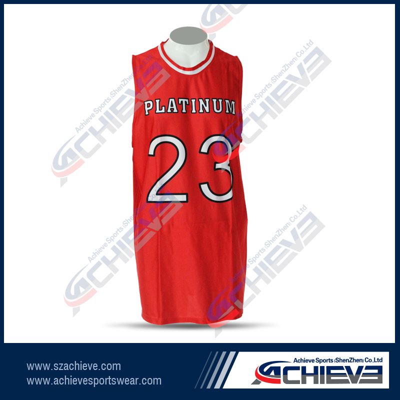 Reversible sublimated custom basketball jerseys