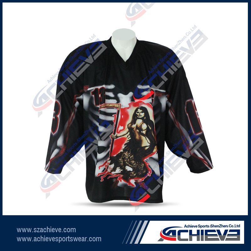 2013 sublimation ice hockey jerseys/shirts/socks/uniform 100% polyester fabric