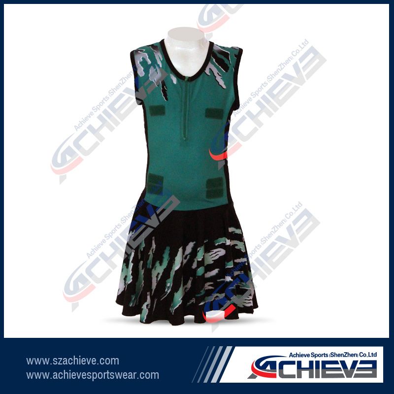 Customise sublimation netball dress for women lycra