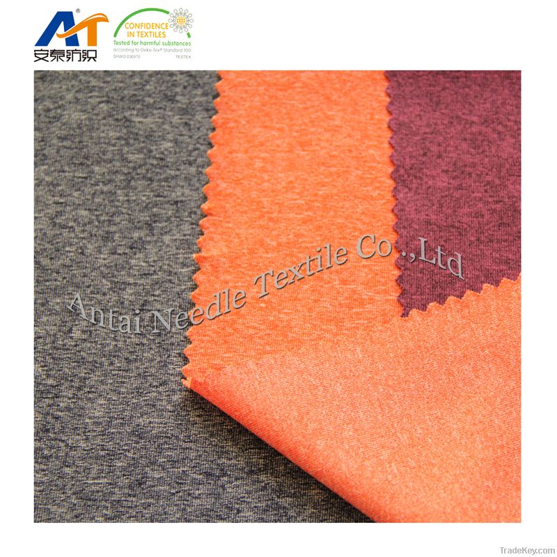 Cationic Polyester&amp;Spandex jersey fabrics