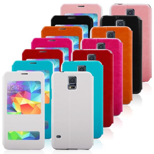 New Arrival pu covers cases in Stock with Cheap Price,for samsung galaxy s5 phone case