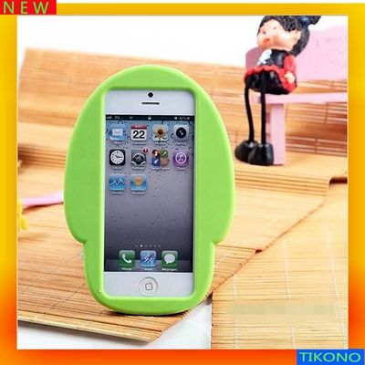 rubber silicone soft case For Apple iPhone 5 ,Colorful mushrooms gel skin case for iphone 5 