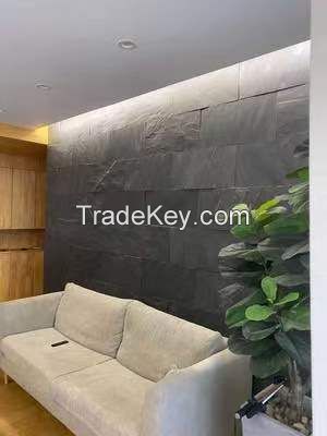 Slate Wall Stone Tiles Cut-to-size slate tiles slate paving stone