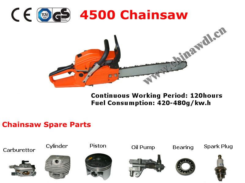 wood cutting 4500 hand chainsaw