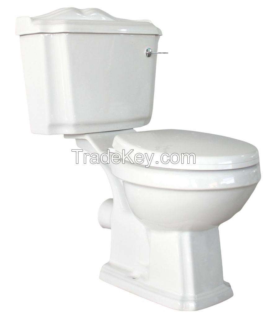 European style integrated ceramic toilet