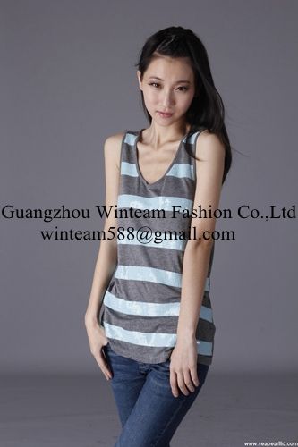 2014 wholesale fashion sleeveless vests sequin tank top from China oem supplier