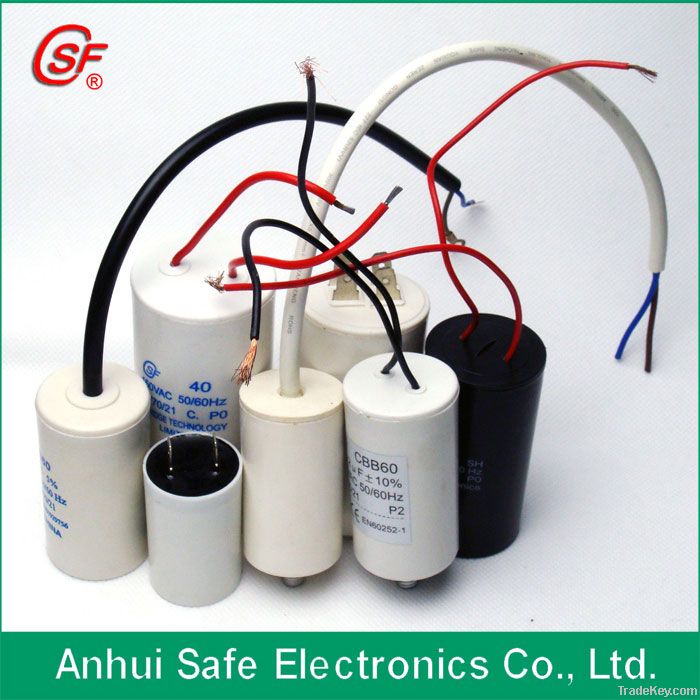 Plastic Case Pump Capacitor, Washer Capacitor CBB60