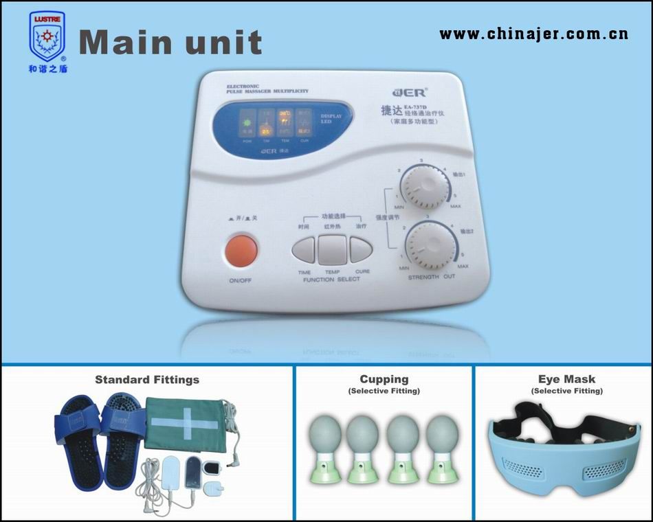 medical tens unit, 3 channels with CE certification