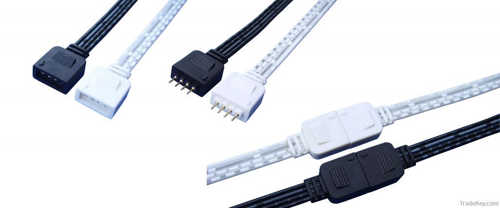 LED RGB Lighting Cable 4pin Connector