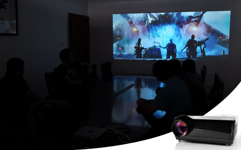 1080p led projector with hdmi usb, 3D supported 