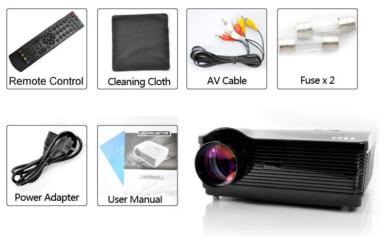 1080p led projector with hdmi usb, 3D supported 