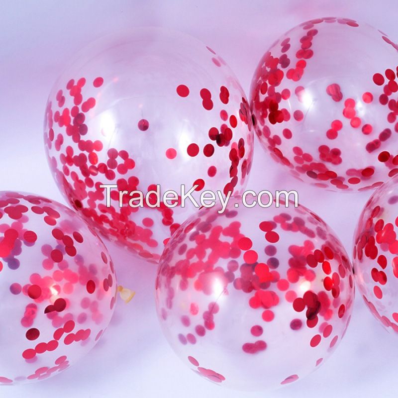 Party Latex Confetti Balloons Supply