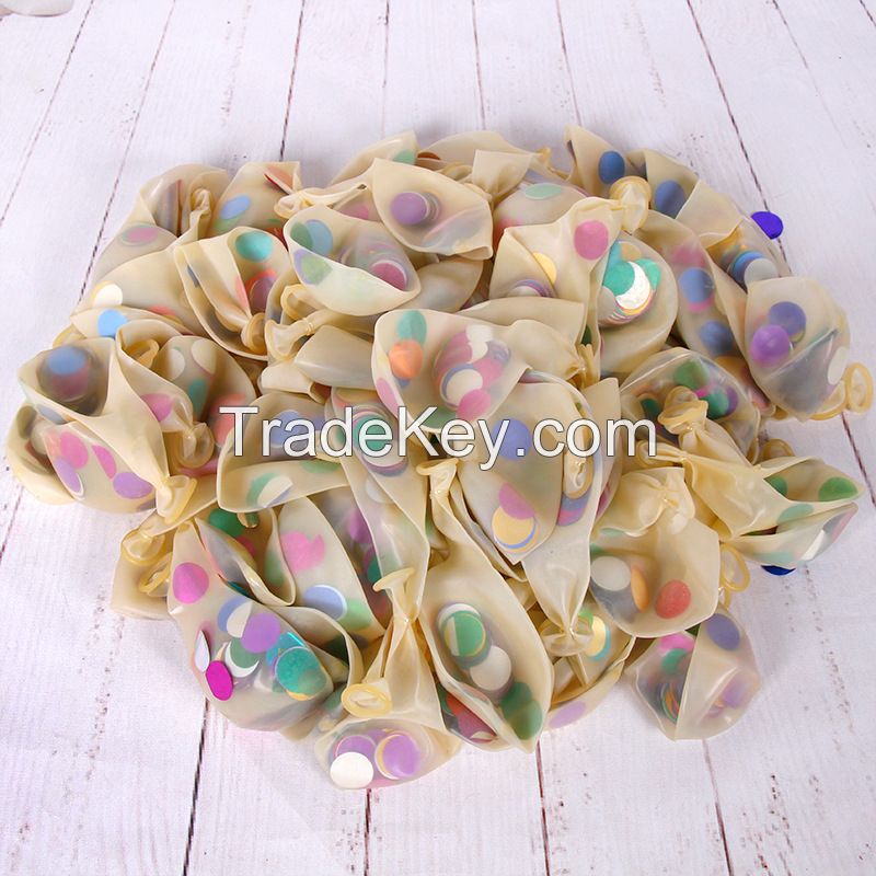 Party Latex Confetti Balloons Supply