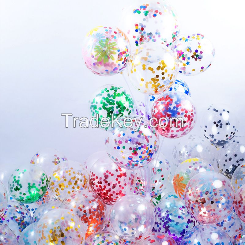 Party Latex Confetti Balloons Supply