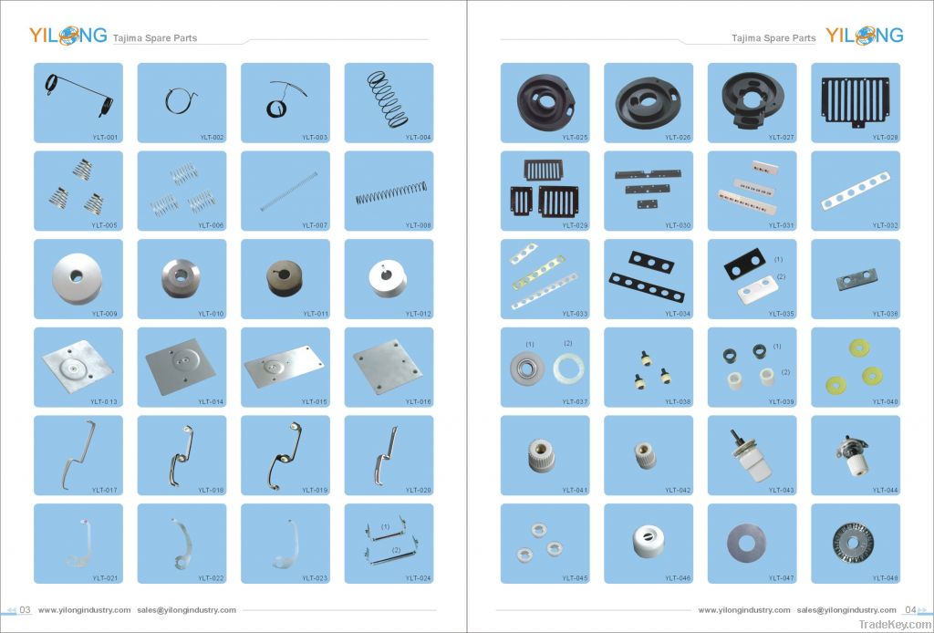 Embroidery spare parts