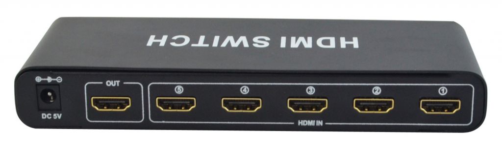 5 Port HDMI Auto Switch Box Switcher Splitter PS3 1080p