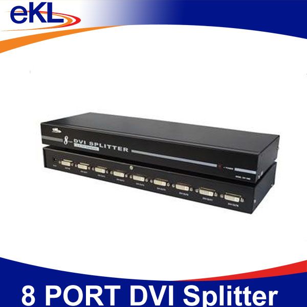 dvi splitter 8 port dvi splitter with 1920*1200 factory price