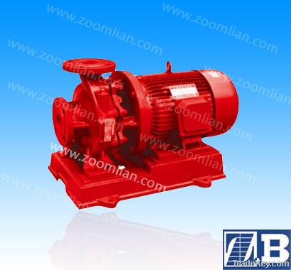 Horizontal multistage fire pump