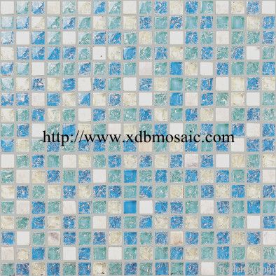 Fashion Eco-friendly Green Glass Tiles PY009