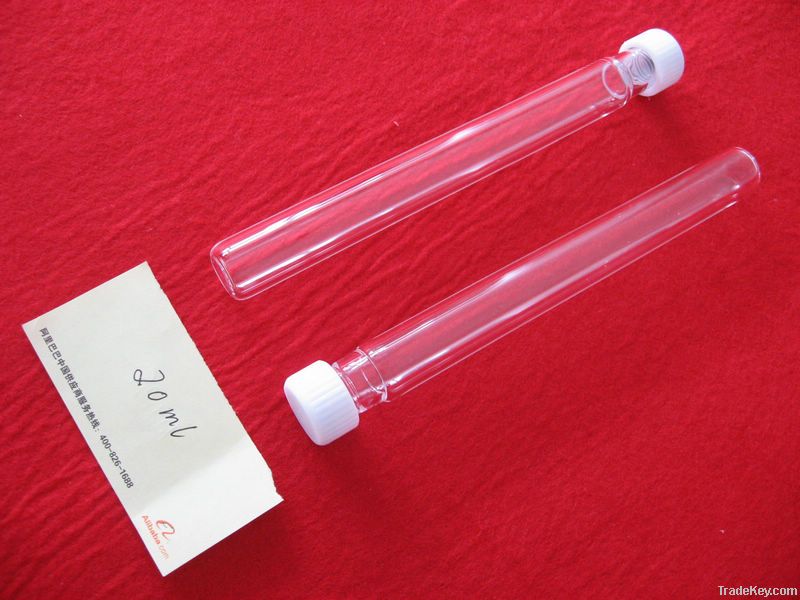 best price flat base test tube can customize