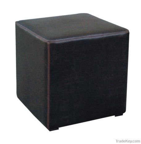 PU square footstool