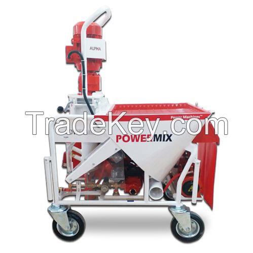 Powermix Alpha Plaster Mixing and Spraying Pump