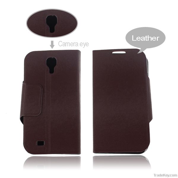 Leather case for Samsung galaxy s4 I9500