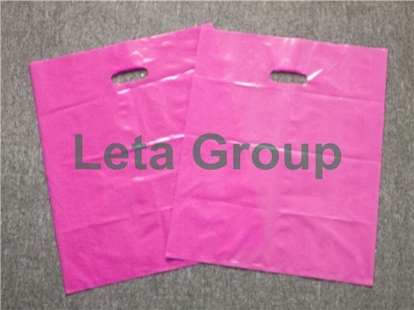 Leta-plastic die cut bags