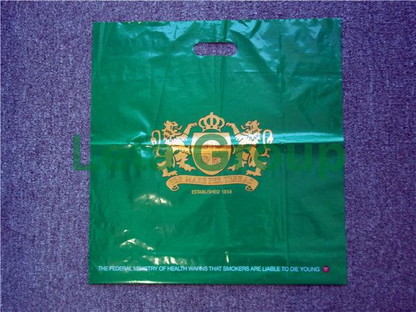 Leta-plastic die cut bags