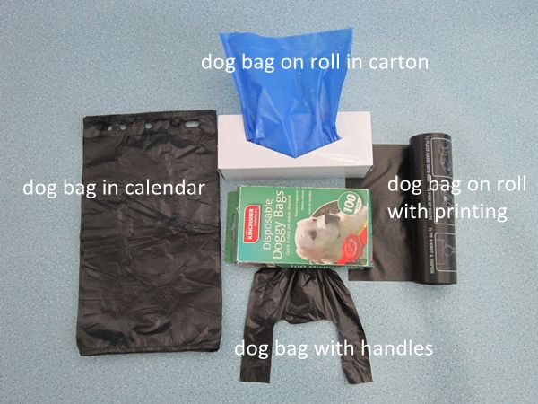 plastic pet waste bags