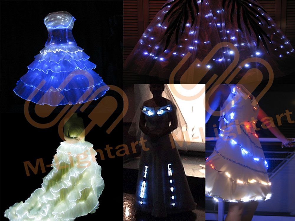 led lumious full dress