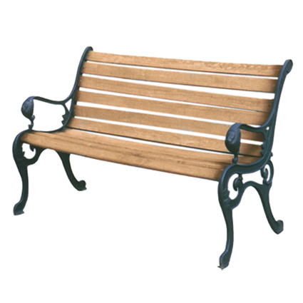 garden furniture cast iron &amp;aluminuml bench