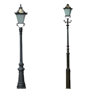 cast iron lamp post