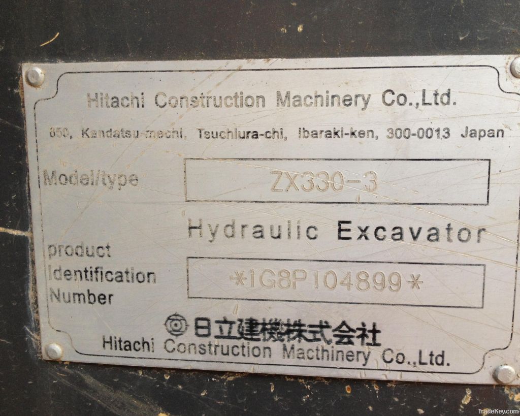 Used Excavator Hitachi ZX330-3