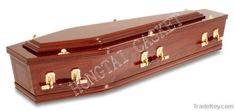 wooden casket