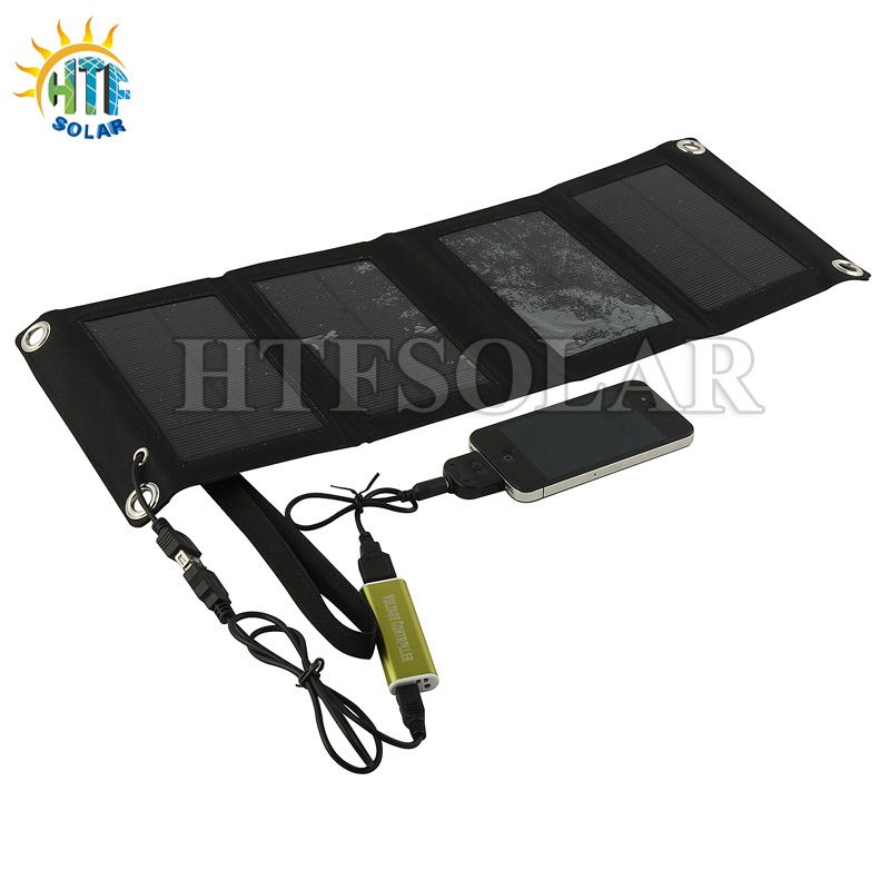 7W Solar Panel Charger &amp; Emergency Charger &amp; Portable Charger for Cell Phone/Laptop